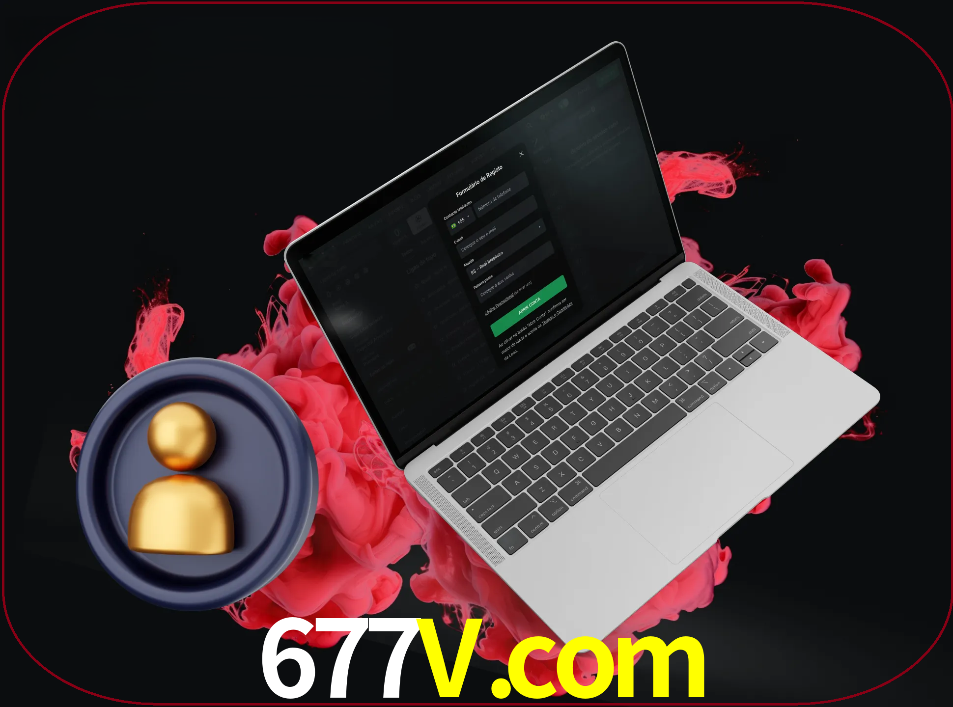 No cabeçalho do site 677v, clique no botão que o levará a um formulário especial onde terá de introduzir as suas informações actuais.