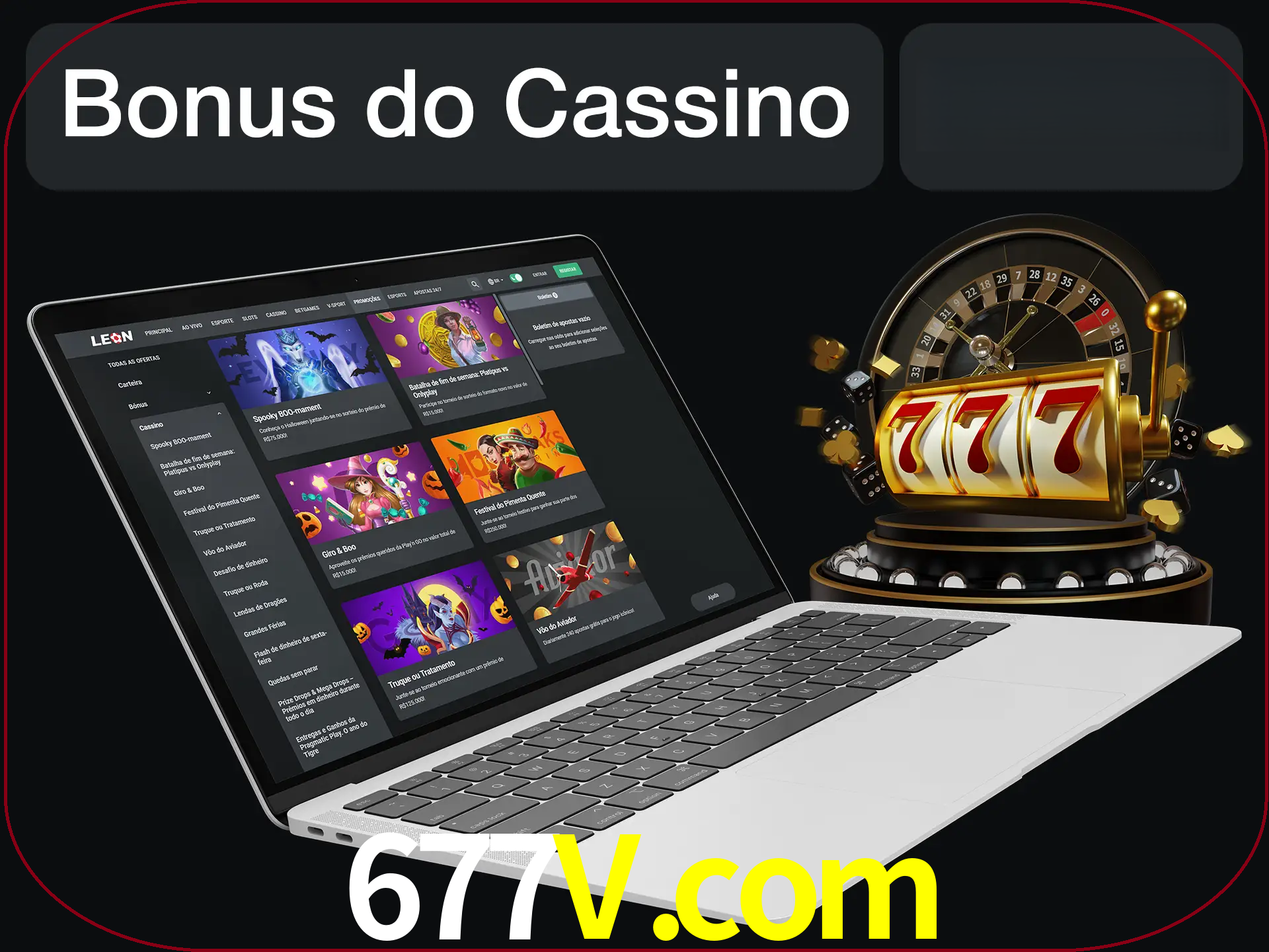 Use o bônus do cassino para começar melhor.